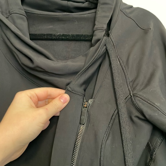 Lululemon Coast Easy Women's Black Wrap Sweater Size 4 - Picture 7 of 10